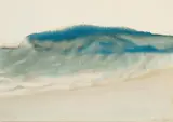 Ewald Mataré, Hiddensee, Aquarell auf stukturiertem Velin mit Wasserzeichen "PM FABRIANO"