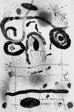 Personnage au-dessus de l'Horizon by Joan Miró, Original-Farblithographie auf Velin, sold Jun 2005