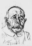 Ludwig Meidner, Männliches Porträt