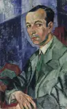 Hans Thuar, Porträt eines Freundes, Öl auf Leinwand