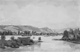 Eberhard Viegener, Rheinlandschaft bei Nonnenwerth