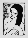 Maurice de Vlaminck, Jeune fille se coiffant (Portrait de femme)