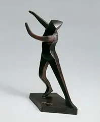 Tänzer by William Wauer, Bronzeplastik, sold Jun 2005