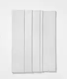 Hermann Bartels, No 370, Parallel-Montage: Öl und Kunstharz auf Nessel auf 5 verschieden großen Keilrahmen aufgezogen, Gesamtmaß