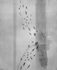 Gianni Bertini, Ohne Titel, Öl auf Leinwand
