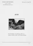 Marcel Broodthaers, Six Lettres ouverts. Avis