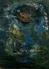 Josef Danner, Kopf, Öl auf Leinwand