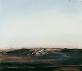 Berlin Wannseedeponie by Klaus Fußmann, Öl auf Karton auf Holz aufgezogen, sold Jun 2005