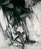 La Marychine by Karl Otto Götz, Öl auf Leinwand, sold Jun 2005