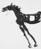 Antonius Hoeckelmann, Halbes Pferd