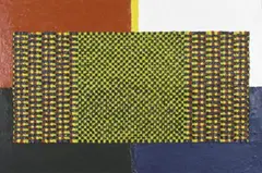 Pythagoras V by Alfred Jensen, Öl auf Leinwand, sold Jun 2005