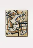Ohne Titel by Martin Kippenberger, Öl und Silikon auf Leinwand, sold Jun 2005