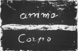 Yannis Kounellis, aus: The Gospel According to Thomas