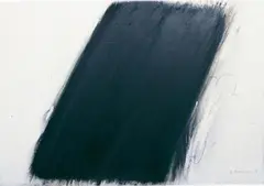 Arnulf Rainer, Ohne Titel, Übermalung: Öl und Kreide auf Leinwand