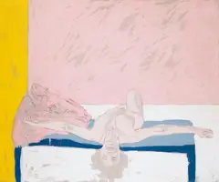 Salomé, Nina VI, Acryl und Pastellkreide auf Leinwand