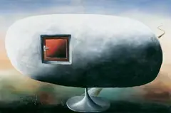 Ohne Titel by Andreas Schulze, Acryl auf Nessel, sold Jun 2005