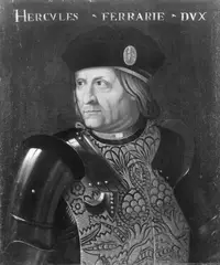 Luigi Primo, IDEALPORTRÄT DES ERCOLE I., Öl auf Leinwand (doubliert)