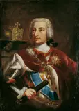 zugeschrieben Gottfried Bernhard Göz, BILDNIS KAISER KARL VII., Öl auf Leinwand