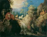 Werkstatt Roelant Savery, PARADIESLANDSCHAFT., Öl auf Kupfer