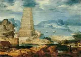 Flemish School, DER TURMBAU ZU BABEL.