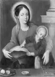 Flemish School, MADONNA MIT KIND.