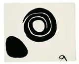 Alexander Calder, Spiral and Black Form