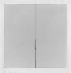 Ohne Titel by Antonio Calderara, Aquarell auf fein genarbtem Aquarellpapier, sold Dec 2004