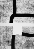 Eduardo Chillida, Bi-Aizatu, Original-Radierung (Ätzung und Aquatinta) mit Prägung auf schwerem gelblichen Velin