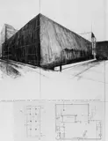 Christo, Wrapped Museum of Contemporary Art, Project for Chicago