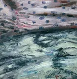 Ohne Titel by Klaus Fußmann, Öl auf Leinwand, sold Dec 2004