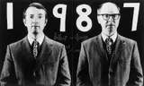 Gilbert & Geroge by Gilbert & George George Passmore Gilbert Prousch, Fotolithographie auf Papier, auf Karton, sold Dec 2004