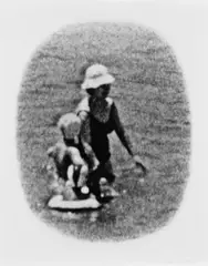 Vignette by Richard Hamilton, Farbiger Dye-transfer-Druck auf festem glatten Papier, aufgezogen auf dicken Karton, sold Dec 2004