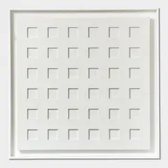 Ewerdt Hilgemann, Lichtrelief, Farbig gefaßtes Holzrelief