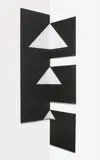 Imre Kocsis, B. XIV 75 Eckbild-Objekt, 6-teilige Leinwandarbeit: jeweils Acryl auf Leinwand