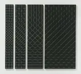 Varese by Matti Kujasalo, 4-teilige Arbeit: jeweils Öl auf Leinwand auf Holz aufgezogen, sold Dec 2004