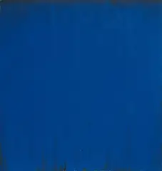 Joseph Marioni, Painting Nr. 2 (Blau), Acryl auf Leinwand