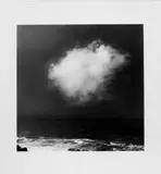 Wolke by Gerhard Richter, Offsetlithographie in Schwarz und Grau auf leichtem Karton, sold Dec 2004