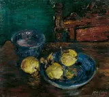 Emil Schumacher, Stilleben mit Obst
