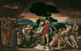 Werner Tübke, Gen Narragonien (II), Öl auf Holz