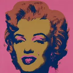 Marilyn by Andy Warhol, Farbserigraphie auf dünnem Karton, sold Dec 2004