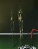 Paul Wunderlich, Zwei gehende Akte