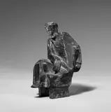 Wäinö Aaltonen, Sitzender Mann, Bronzeplastik