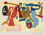 Max Ackermann, Improvisation auf Gelb (3)