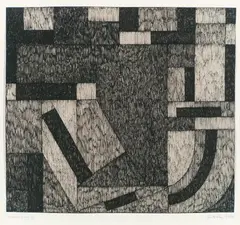 Gerd Arntz, Zeichnung Nr. 12, Tuschfeder auf Papier