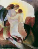 Georg Baumgarten, Erdwölbung, Öl auf Leinwand