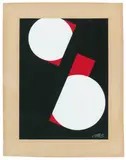 Anna Beothy-Steiner, Ohne Titel, Gouache auf Karton