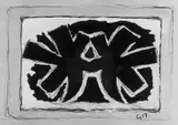 Georges Braque, Pour St. Gallen, Original-Farblithographie auf Velin