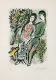 Marc Chagall, Der Orangenbaum, Original-Farblithographie auf Arches-Velin