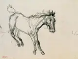 Edgar Degas, Cheval ruant