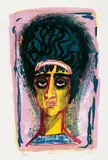 Otto Dix, Die Römerin, Original-Farblithographie auf Van Gelder Zonen-Bütten
